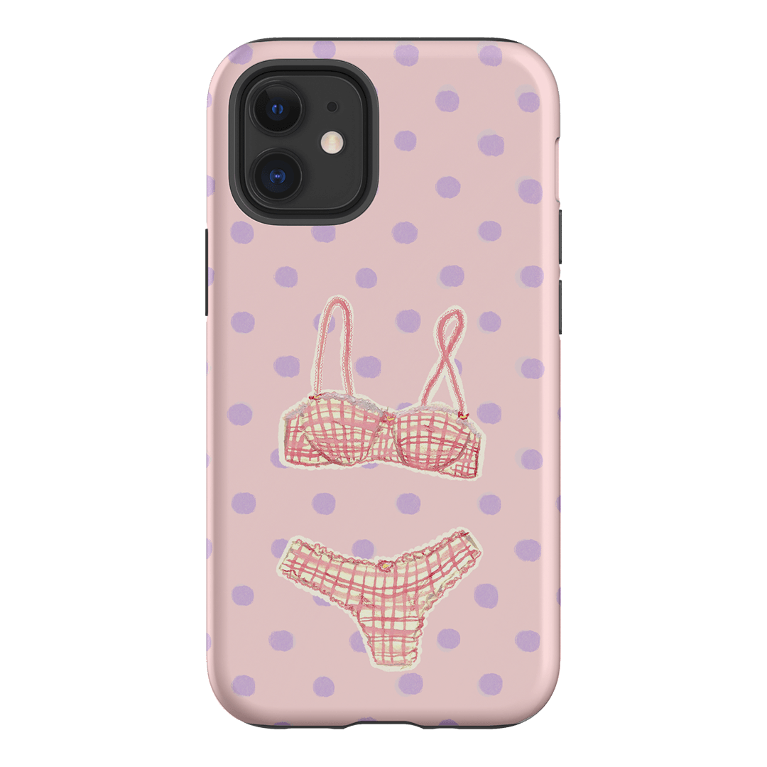 Vintage Gingham Printed Phone Cases iPhone 12 / Armoured by Kayla Carr - The Dairy