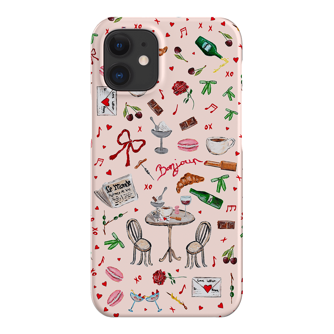 Bonjour Printed Phone Cases iPhone 12 Mini / Snap by BG. Studio - The Dairy