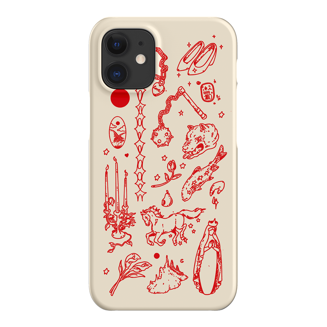 Dreamcore Cream Printed Phone Cases iPhone 12 Mini / Snap by Easty Beasty - The Dairy