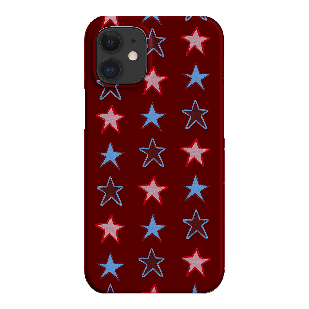 Lucky Stars Rouge Printed Phone Cases iPhone 12 Mini / Snap by BG. Studio - The Dairy