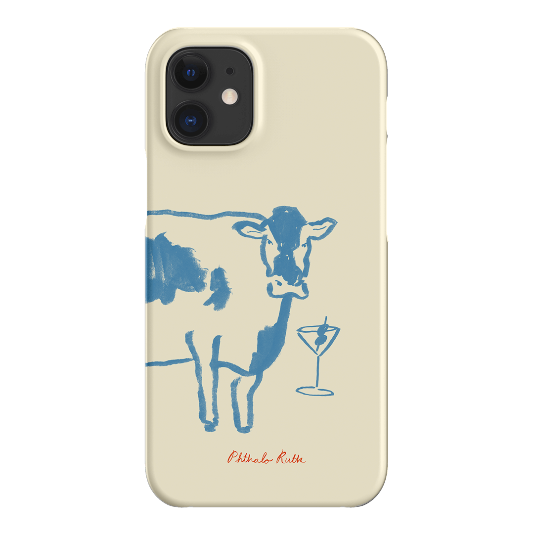 Mootini Blue Printed Phone Cases iPhone 12 Mini / Snap by Phthalo Ruth - The Dairy