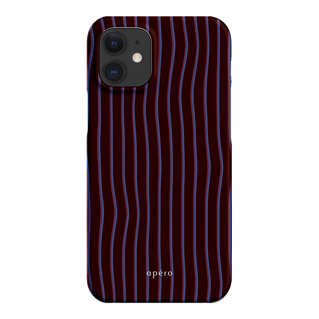Panama Burgundy Printed Phone Cases iPhone 12 Mini / Snap by Apero - The Dairy