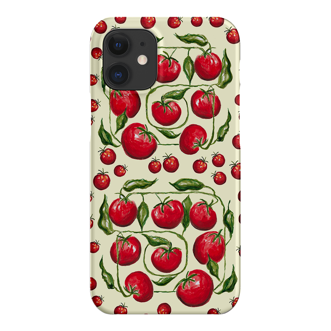 Red Tomatoes Printed Phone Cases iPhone 12 Mini / Snap by BG. Studio - The Dairy