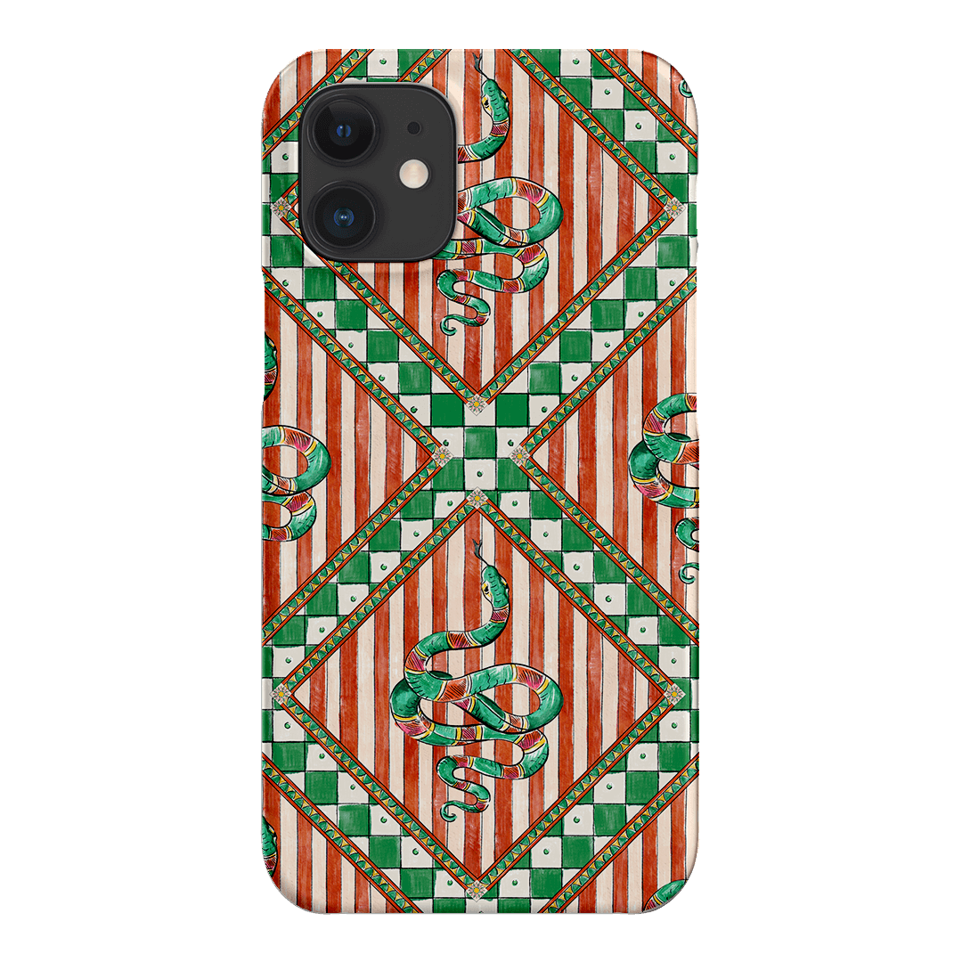 Serpent Printed Phone Cases iPhone 12 Mini / Snap by Fenton & Fenton - The Dairy