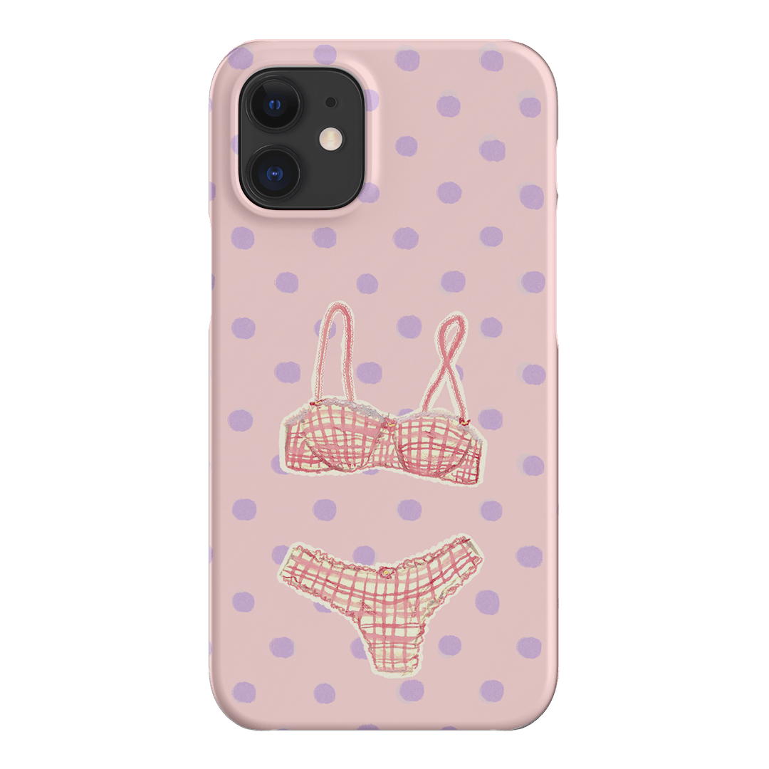 Vintage Gingham Printed Phone Cases iPhone 12 Mini / Snap by Kayla Carr - The Dairy