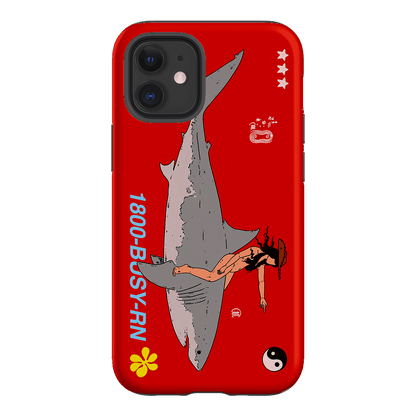 1800-Busy Rn in Red Printed Phone Cases iPhone 12 Mini / Armoured by Easty Beasty - The Dairy