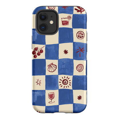Afternoon Mezze Cornflower Printed Phone Cases iPhone 12 Mini / Armoured by Charlie Taylor - The Dairy