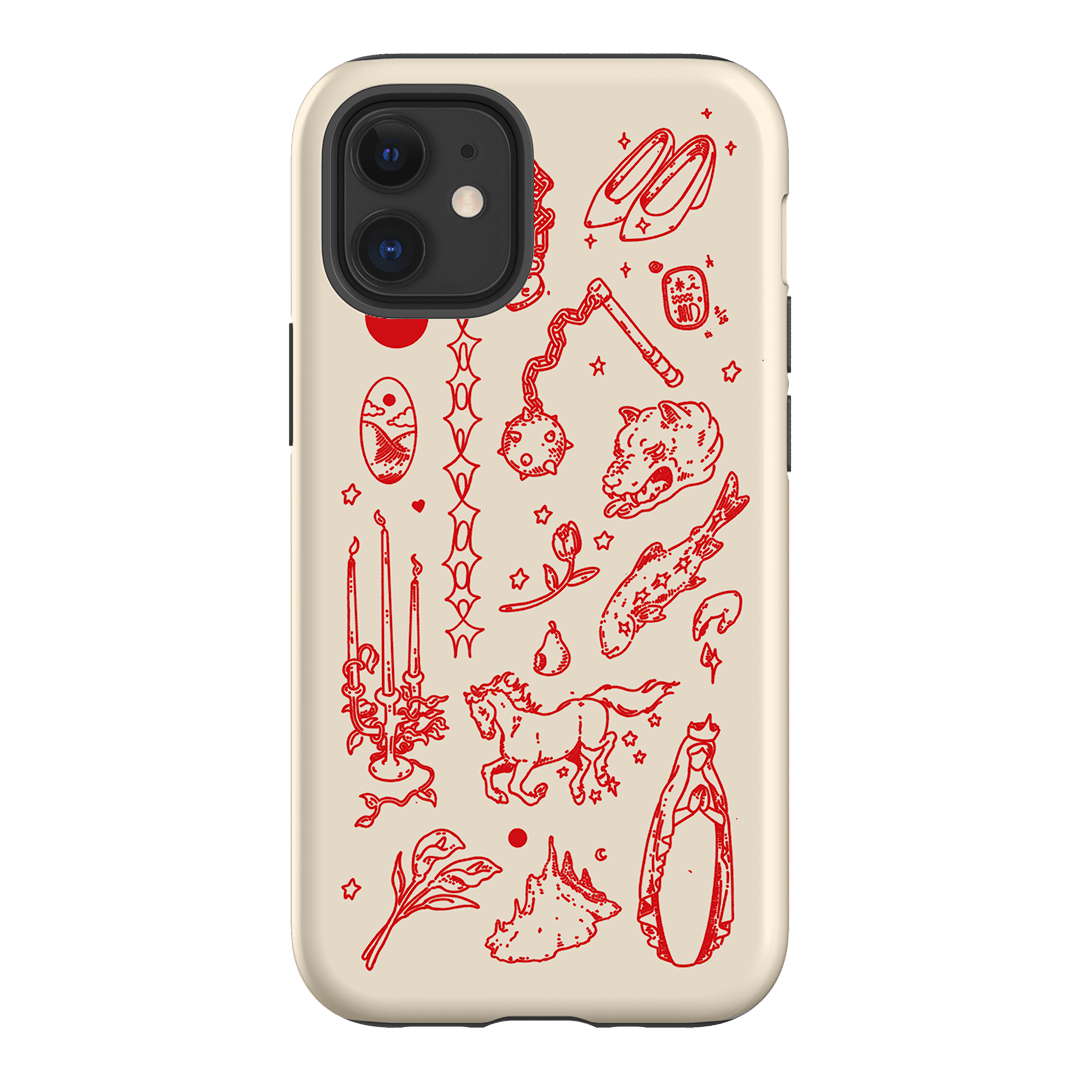 Dreamcore Cream Printed Phone Cases iPhone 12 Mini / Armoured by Easty Beasty - The Dairy