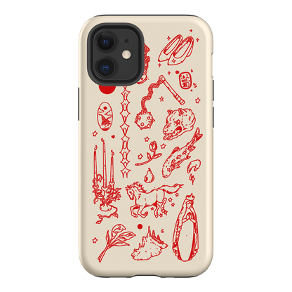 Dreamcore Cream Printed Phone Cases iPhone 12 Mini / Armoured by Easty Beasty - The Dairy