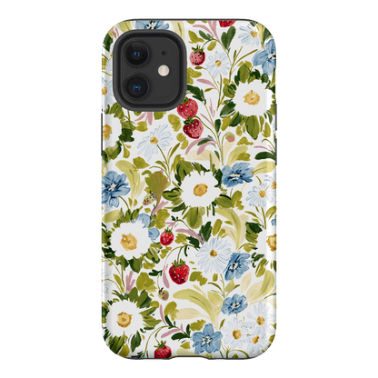 Garden Strawberries Printed Phone Cases iPhone 12 Mini / Armoured by Ellie Mae - The Dairy