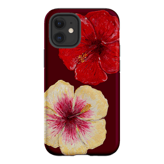 Hibiscus Flower Printed Phone Cases iPhone 12 Mini / Armoured by BG. Studio - The Dairy