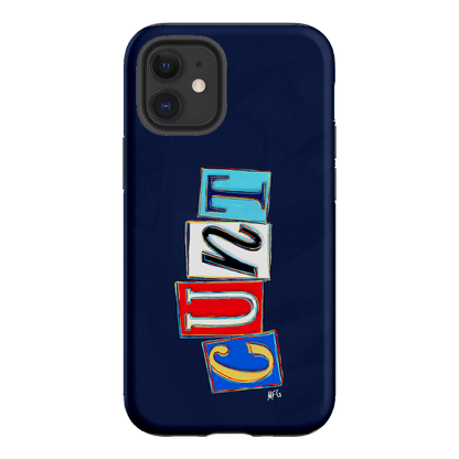 Lil Cnts Blue Printed Phone Cases iPhone 12 Mini / Armoured by Margarbs Art - The Dairy
