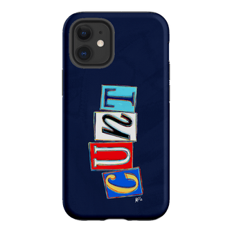 Lil Cnts Blue Printed Phone Cases iPhone 12 Mini / Armoured by Margarbs Art - The Dairy