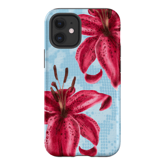 Lillies Printed Phone Cases iPhone 12 Mini / Armoured by Sally Hungerford - The Dairy