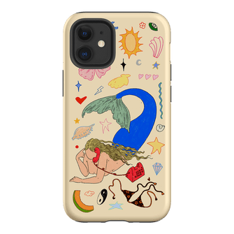 Mermaid Salad Cream Printed Phone Cases iPhone 12 Mini / Armoured by Easty Beasty - The Dairy