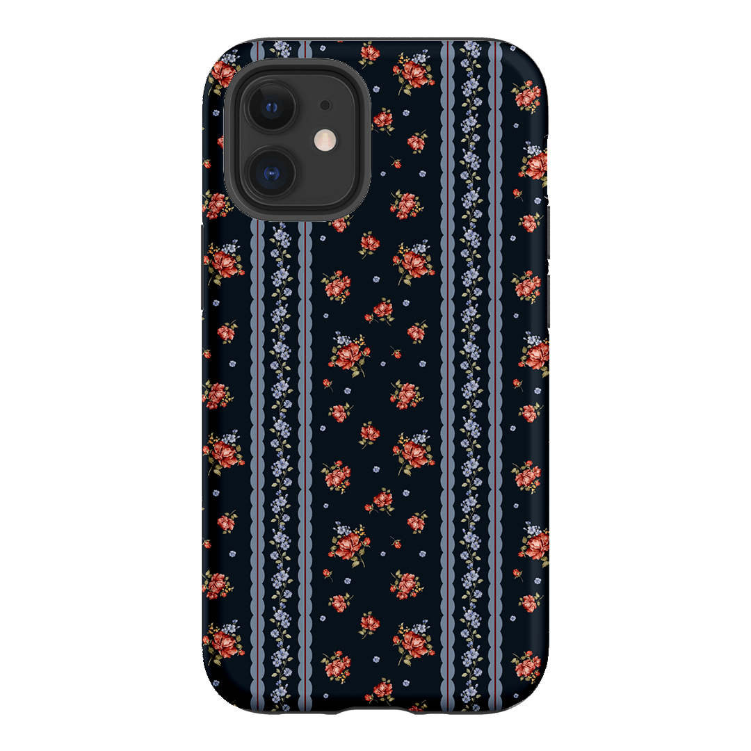 Midnight Stripe Printed Phone Cases iPhone 12 Mini / Armoured by Kasiags Art - The Dairy