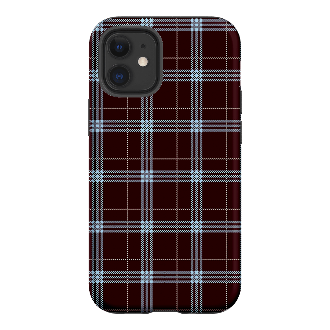 Mocha Plaid Printed Phone Cases iPhone 12 Mini / Armoured by The Dairy - The Dairy