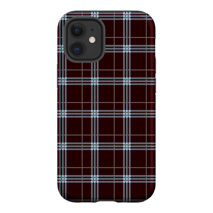 Mocha Plaid Printed Phone Cases iPhone 12 Mini / Armoured by The Dairy - The Dairy