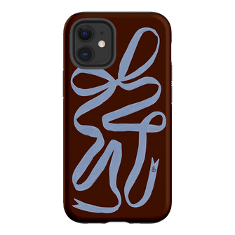 Mocha Ribbon Printed Phone Cases iPhone 12 Mini / Armoured by Jasmine Dowling - The Dairy