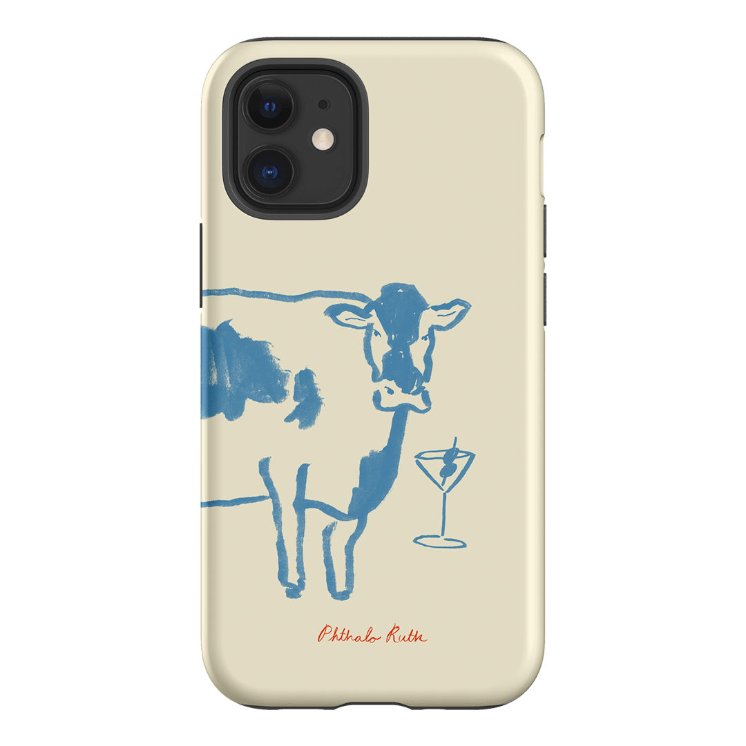 Mootini Blue Printed Phone Cases iPhone 12 Mini / Armoured by Phthalo Ruth - The Dairy