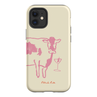 Mootini Pink Printed Phone Cases iPhone 12 Mini / Armoured by Phthalo Ruth - The Dairy