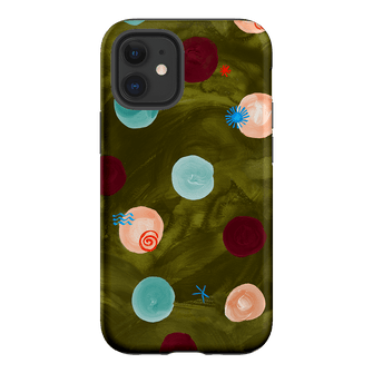 Olive Spot Printed Phone Cases iPhone 12 Mini / Armoured by Charlie Taylor - The Dairy