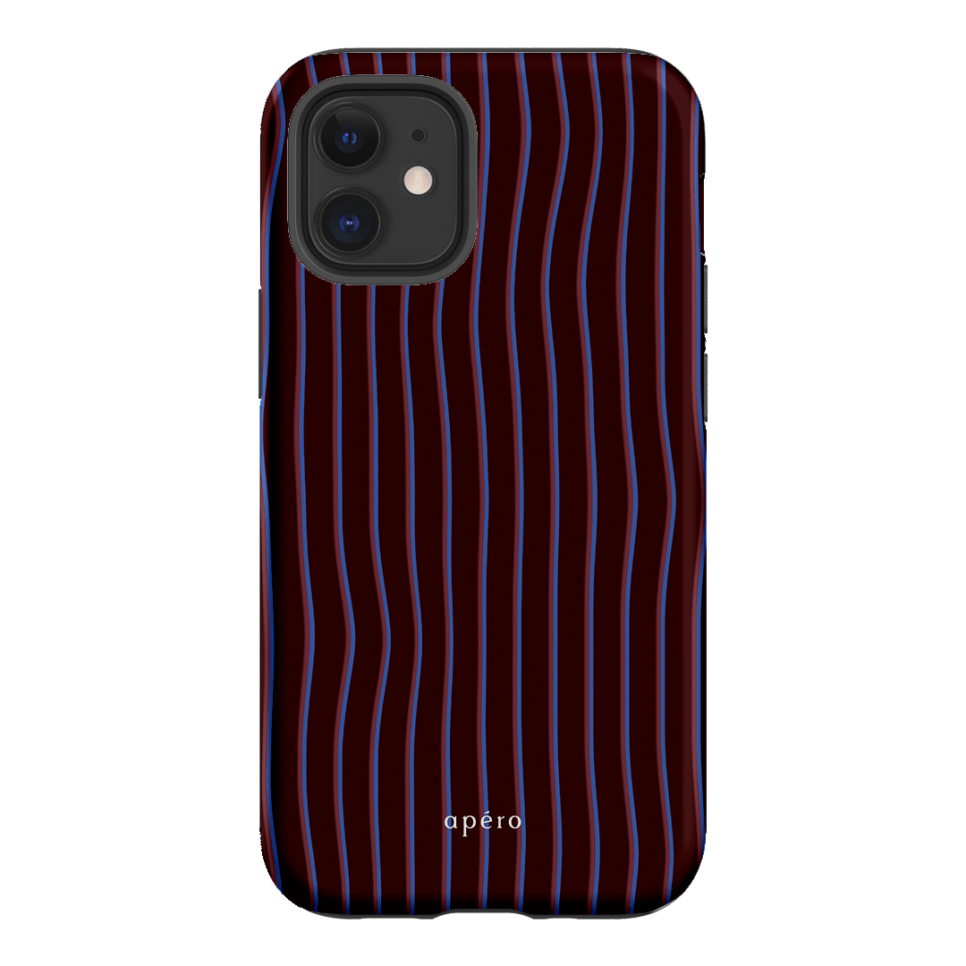 Panama Burgundy Printed Phone Cases iPhone 12 Mini / Armoured by Apero - The Dairy