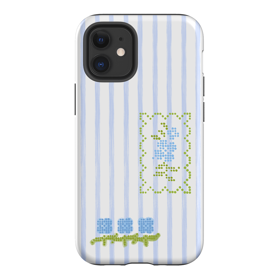 Patchwork Blue Printed Phone Cases iPhone 12 Mini / Armoured by Kayla Carr - The Dairy