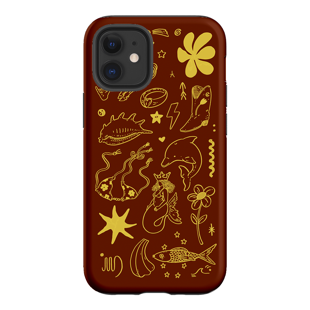 Spiced Cowboy Chocolate Printed Phone Cases iPhone 12 Mini / Armoured by Easty Beasty - The Dairy