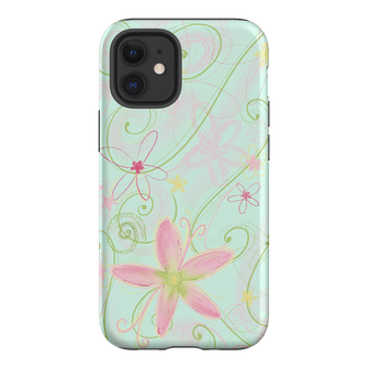 Swirl Blue Printed Phone Cases iPhone 12 Mini / Armoured by Kayla Carr - The Dairy