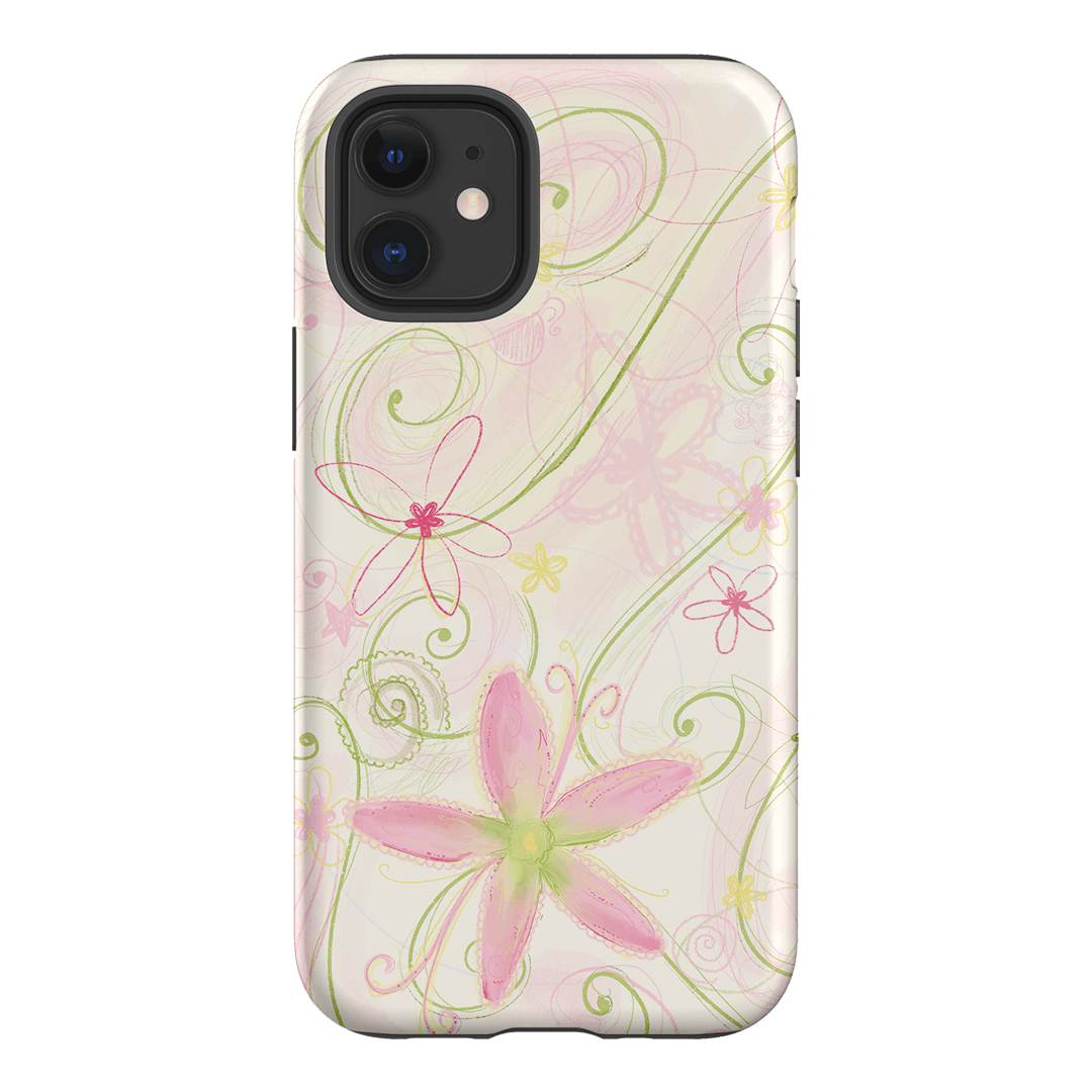 Swirl Pink Printed Phone Cases iPhone 12 Mini / Armoured by Kayla Carr - The Dairy