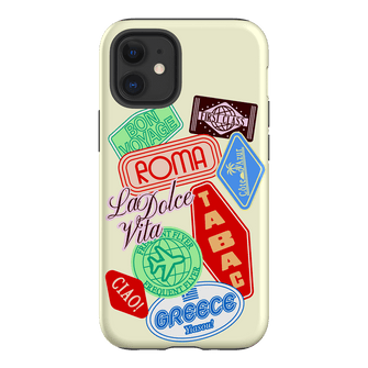 Well Travelled Printed Phone Cases iPhone 12 Mini / Armoured by The Dairy - The Dairy