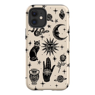 Astro Flash Beige Printed Phone Cases by Veronica Tucker - The Dairy