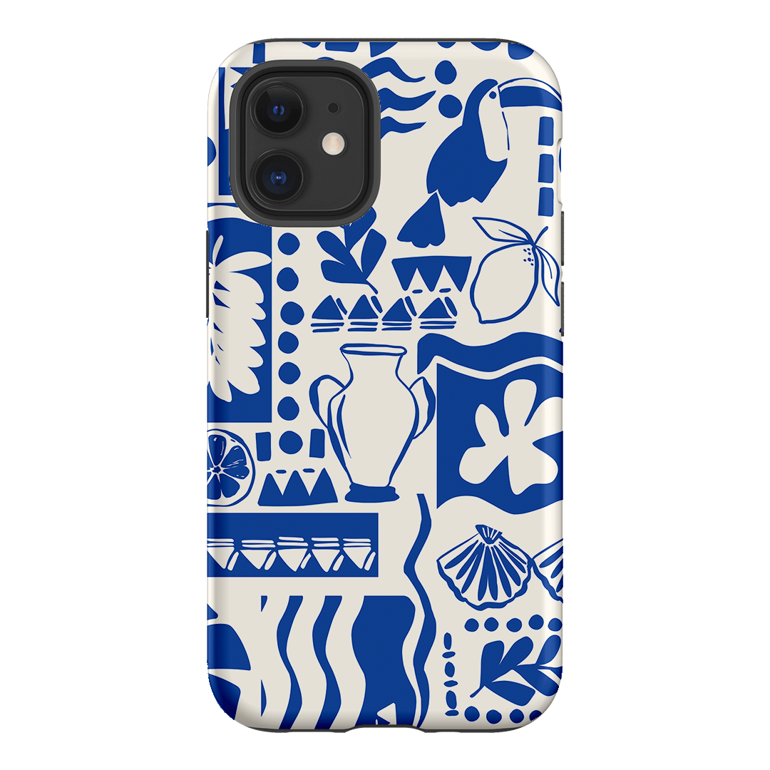 Toucan Blue Printed Phone Cases iPhone 12 Mini / Armoured by Charlie Taylor - The Dairy
