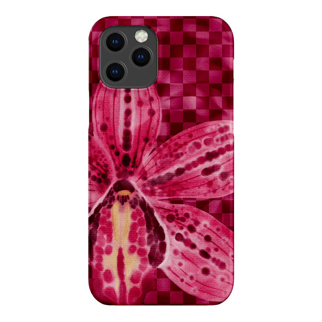 Check Orchid Printed Phone Cases iPhone 12 Pro / Snap by Sally Hungerford - The Dairy