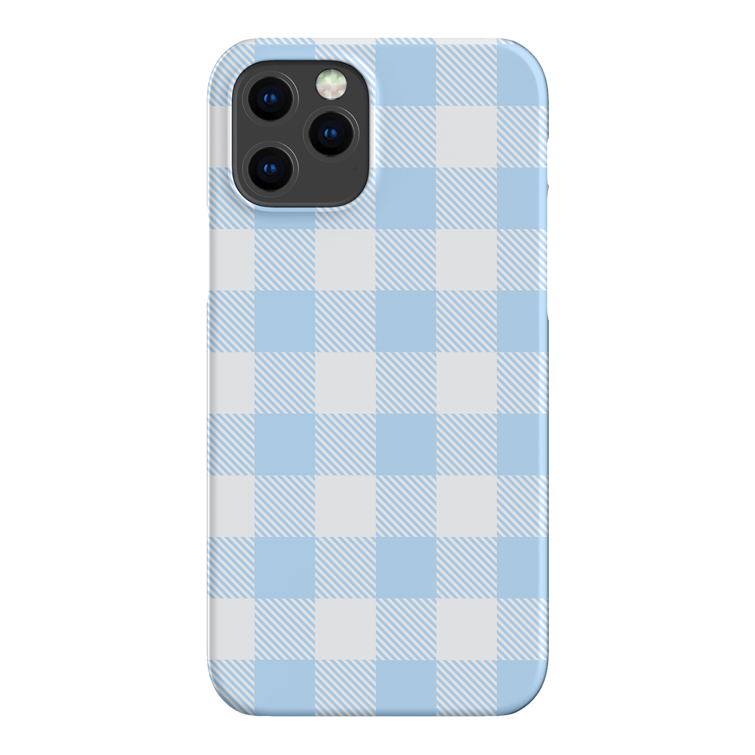 Cloud Plaid Printed Phone Cases iPhone 12 Pro / Snap by The Dairy - The Dairy