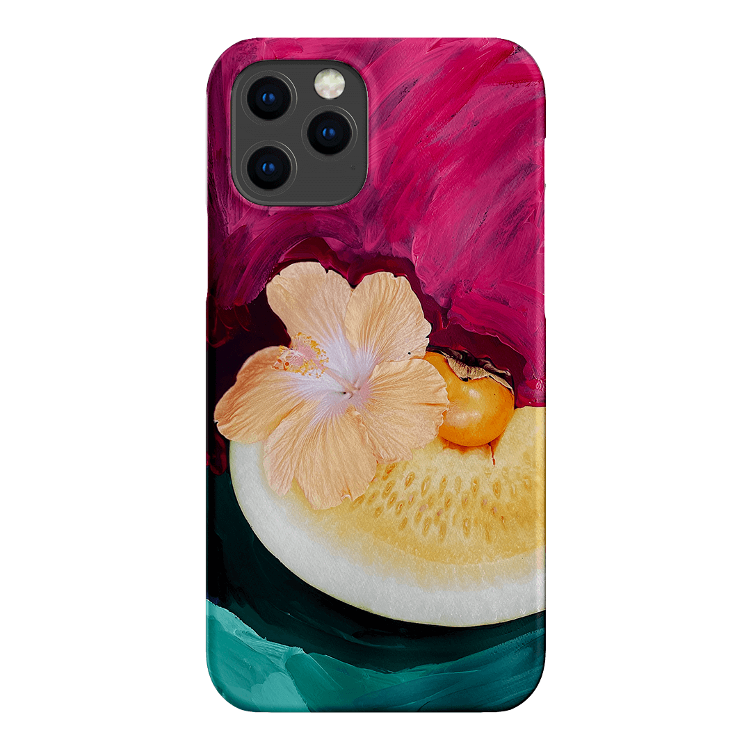 Hibiscus Melon Printed Phone Cases iPhone 12 Pro / Snap by Nicole Nelius - The Dairy