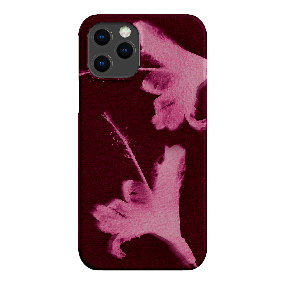 Hibiscus Glow Printed Phone Cases iPhone 12 Pro / Snap by Sally Hungerford - The Dairy