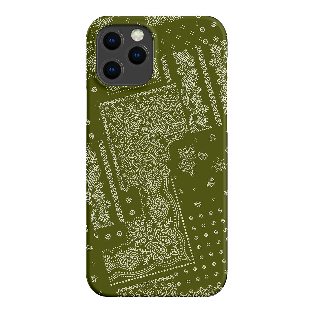Paisley Fern Printed Phone Cases iPhone 12 Pro / Snap by The Dairy - The Dairy