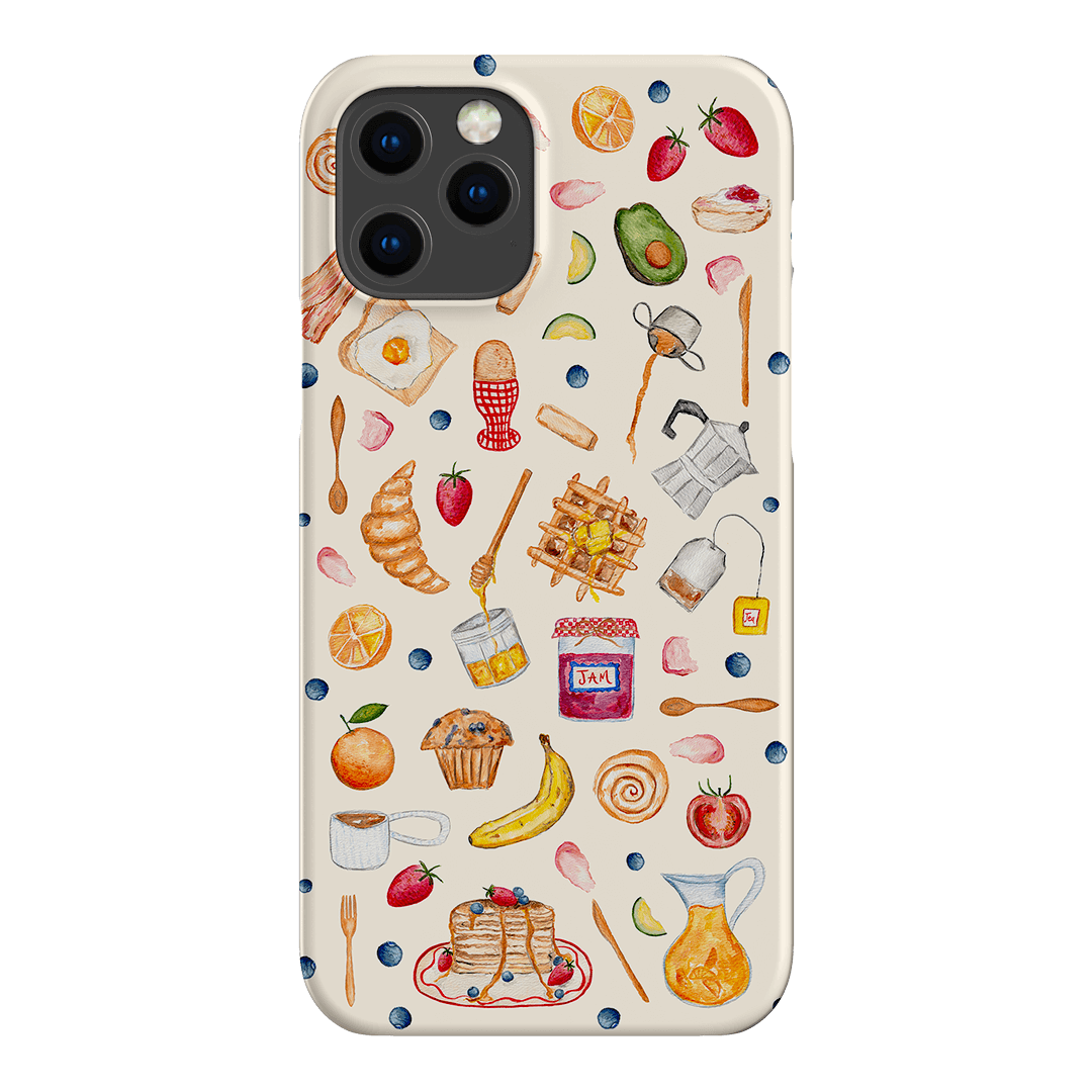 Sunday Breakfast Printed Phone Cases iPhone 12 Pro / Snap by BG. Studio - The Dairy