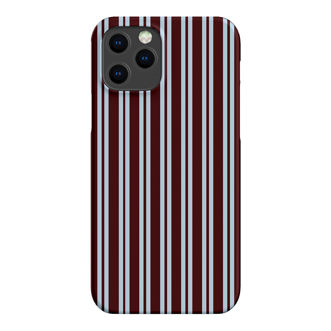 Varsity Stripes Printed Phone Cases iPhone 12 Pro / Snap by The Dairy - The Dairy