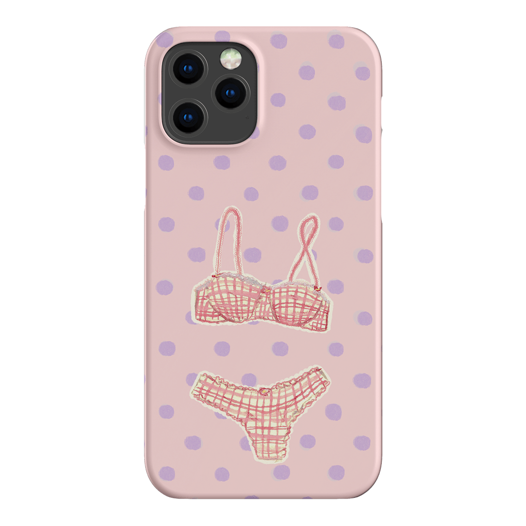 Vintage Gingham Printed Phone Cases iPhone 12 Pro / Snap by Kayla Carr - The Dairy
