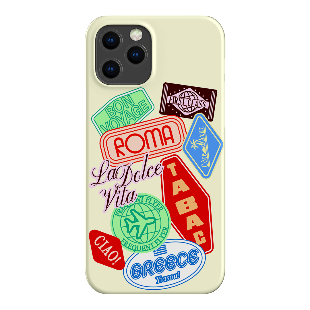 Well Travelled Printed Phone Cases iPhone 12 Pro / Snap by The Dairy - The Dairy