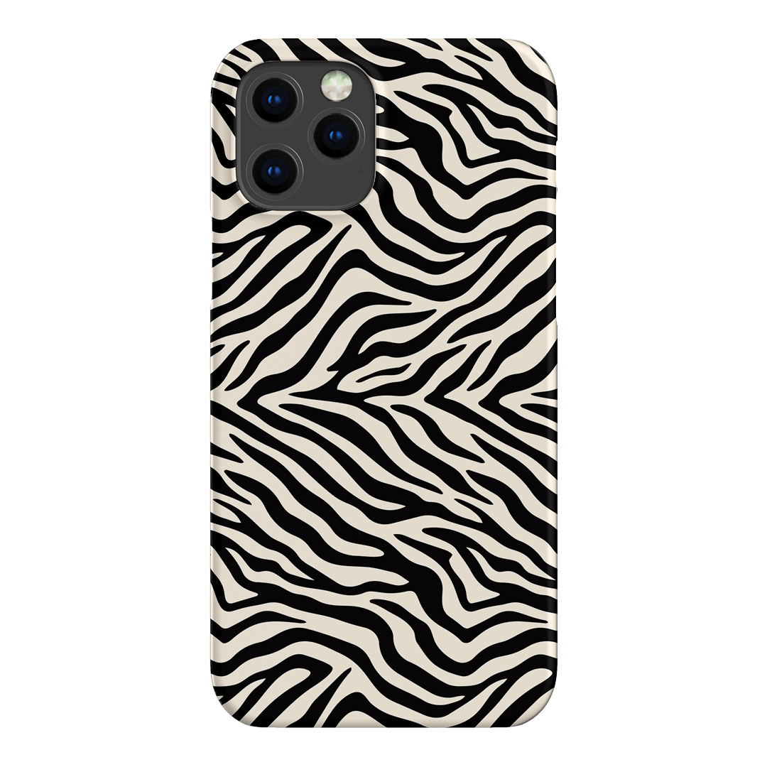 Zebra Ink Printed Phone Cases iPhone 12 Pro / Snap by The Dairy - The Dairy
