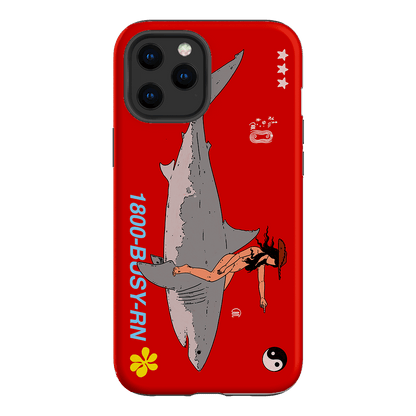 1800-Busy Rn in Red Printed Phone Cases iPhone 12 Pro / Armoured by Easty Beasty - The Dairy