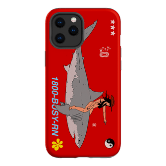 1800-Busy Rn in Red Printed Phone Cases iPhone 12 Pro / Armoured by Easty Beasty - The Dairy