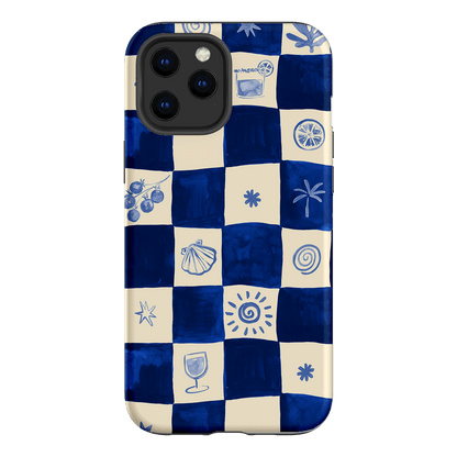 Afternoon Mezze Azure Printed Phone Cases iPhone 12 Pro / Armoured by Charlie Taylor - The Dairy