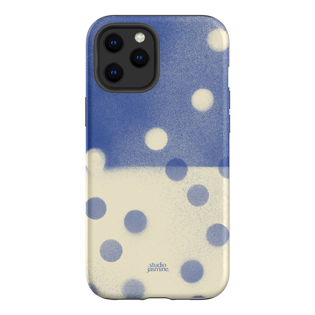 Bleu Polka Dot Printed Phone Cases iPhone 12 Pro / Armoured by Jasmine Dowling - The Dairy