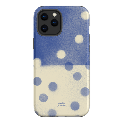 Bleu Polka Dot Printed Phone Cases iPhone 12 Pro / Armoured by Jasmine Dowling - The Dairy