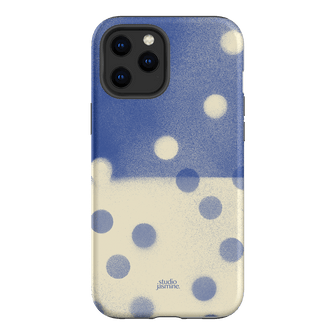 Bleu Polka Dot Printed Phone Cases iPhone 12 Pro / Armoured by Jasmine Dowling - The Dairy